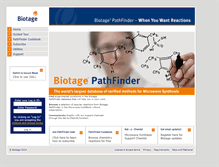 Tablet Screenshot of biotagepathfinder.com